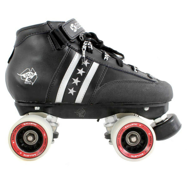 BONT-Quad-Star-Ballistic-Rollerskate-Package- Side-on