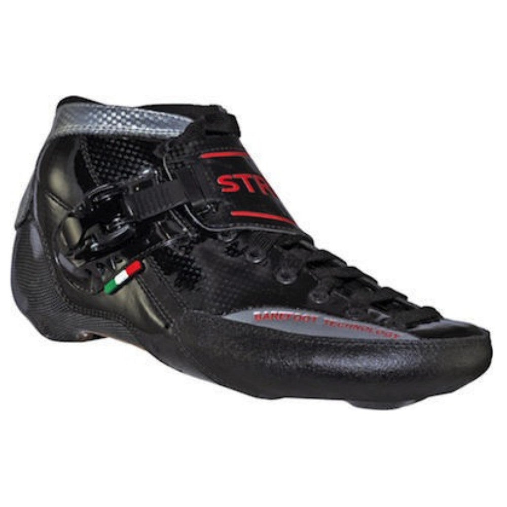 LUIGINO-STRUT-Inline-Speed-Skate-Boot---Black-and-Red