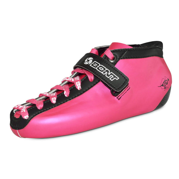 Bont-Hybrid-Carbon-Custom-Quad-Skate-Boot-Pink-With-Black-Trim